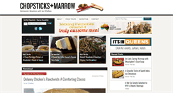 Desktop Screenshot of chopsticksandmarrow.com